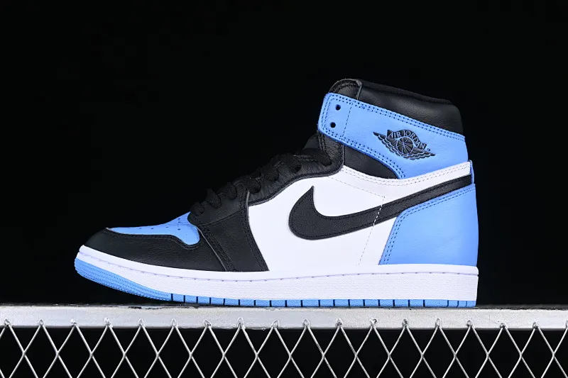 All categories Air Jordan Jordan series basketball shoes Air Jordan 1 High LJR version Air Jordan 1 High OG "UNC Toe" AJ1 Joe 1 black and blue toe DZ5485-400